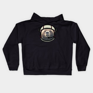 Grid Bear in Space Kids Hoodie